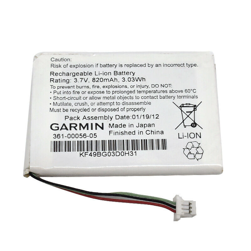 Genuine Garmin 3.7V Li-ion Battery 361-00056-05 For PRO 70 550 Trashbreaker Brand: Garmin Type: Li-ion Battery Volta Genuine Garmin 3.7V Li-ion Battery 361-00056-05 For PRO 70 550 Trashbreaker Brand: Garmin Type: Li-ion Battery Volta