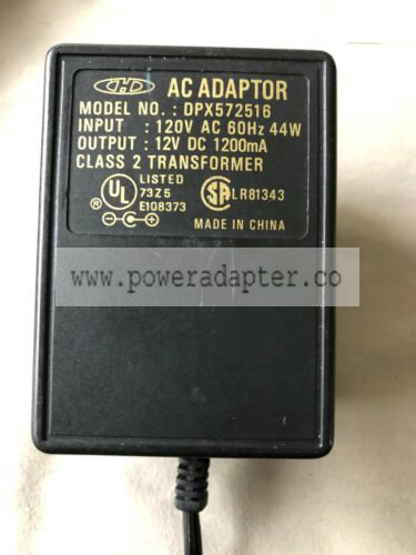 HELMS-MAN Plug-In Class 2 Transformer Power Supply DC 12V 1200mA DPX572516 Brand: Helms-man Output Voltage: 12 V Mod HELMS-MAN Plug-In Class 2 Transformer Power Supply DC 12V 1200mA DPX572516 Brand: Helms-man Output Voltage: 12 V Mod