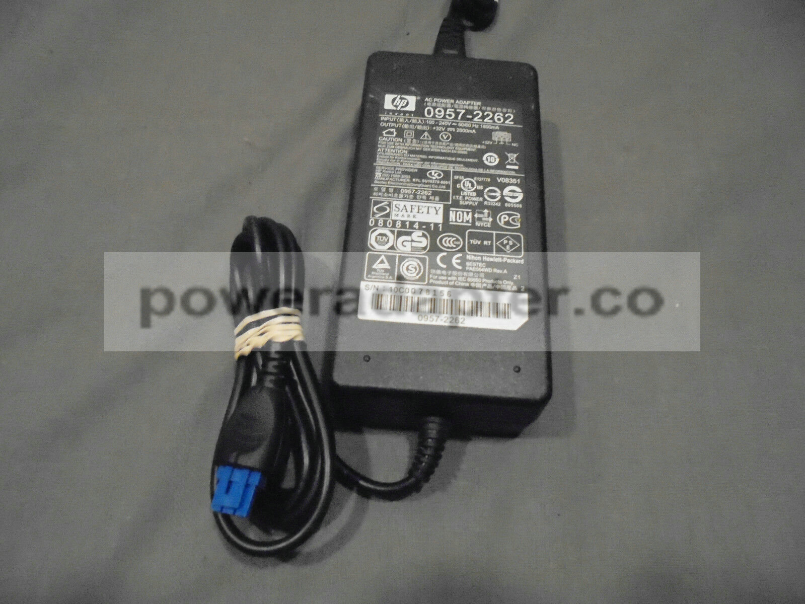 HP 0957-2262 AC Power Adapter OfficeJet Pro Printer 8000 8500 8500A Condition: new Brand: HP MPN: 0957-2262 HP 0957-2262 AC Power Adapter OfficeJet Pro Printer 8000 8500 8500A Condition: new Brand: HP MPN: 0957-2262