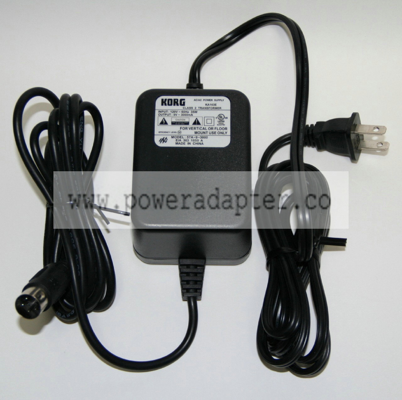 Korg KA163 AC Adapter replacement (not OEM) 9V 3500 mA for SP500, Triton Karma, Radius, VOX Tonelab series Product De Korg KA163 AC Adapter replacement (not OEM) 9V 3500 mA for SP500, Triton Karma, Radius, VOX Tonelab series Product De