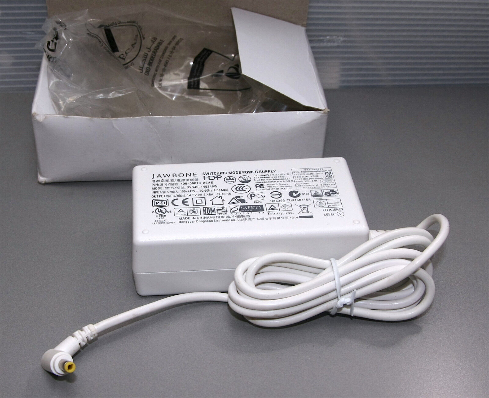 Original NEW NOS Jawbone Power Supply Charger AC Adapter for Big Jambox BT Brand: Jawbone Type: AC/DC Adapter Compat Original NEW NOS Jawbone Power Supply Charger AC Adapter for Big Jambox BT Brand: Jawbone Type: AC/DC Adapter Compat