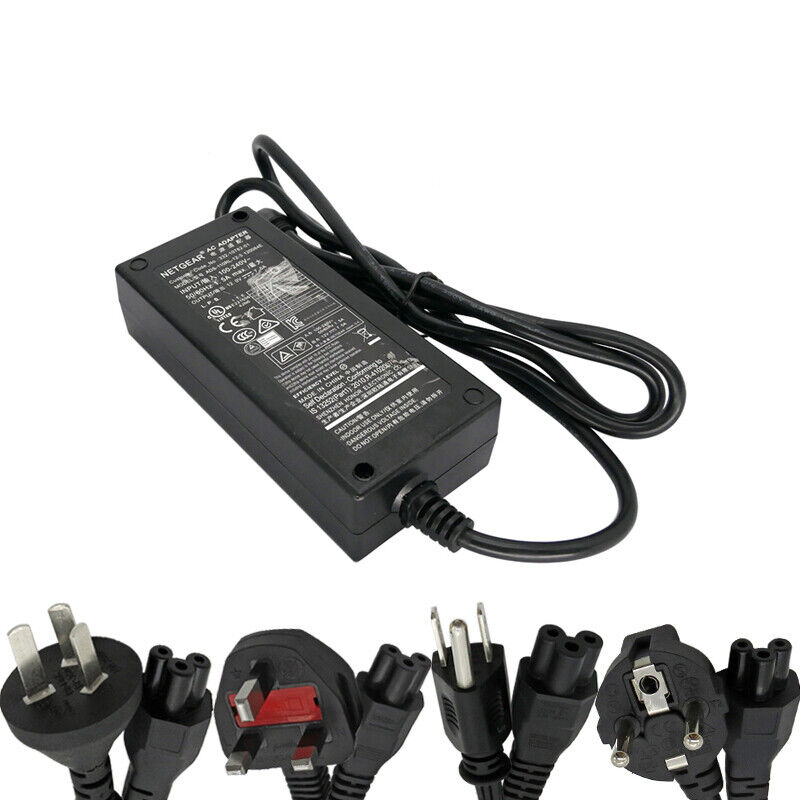 Netgear ADS-110RL-12-3 120084E Power Supply AC Adapter 332-10781-01 12V 7A 4Pin MPN: ADS-110RL-12-3 120084E Output Vo Netgear ADS-110RL-12-3 120084E Power Supply AC Adapter 332-10781-01 12V 7A 4Pin MPN: ADS-110RL-12-3 120084E Output Vo