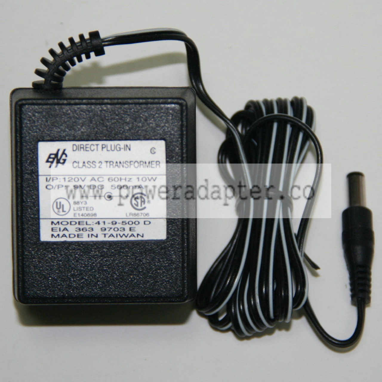 Numark 41-9-500D Power Adapter for some mixers, 9vDC Product Description Numark Power Adapter for some mixers and ot Numark 41-9-500D Power Adapter for some mixers, 9vDC Product Description Numark Power Adapter for some mixers and ot