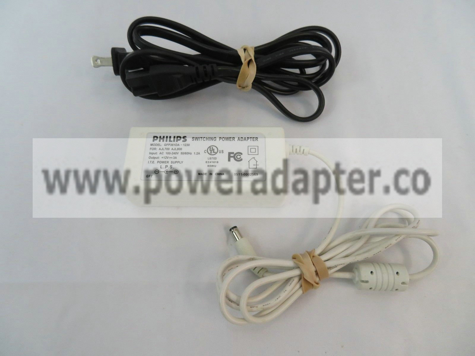 12V 3.0A AC Adapter for Philips GFP361DA-1230 LCD DVD TV Power Supply Cord Charger Brand: Philips Model no: GFP3 12V 3.0A AC Adapter for Philips GFP361DA-1230 LCD DVD TV Power Supply Cord Charger Brand: Philips Model no: GFP3