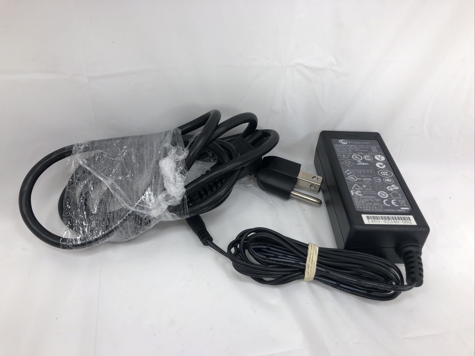 Polycom SPS-12A-015 1465-42340-002 DC24V Power Supply / AC Adapter Compatible Brand: For Polycom Non-Domestic Product: Polycom SPS-12A-015 1465-42340-002 DC24V Power Supply / AC Adapter Compatible Brand: For Polycom Non-Domestic Product: