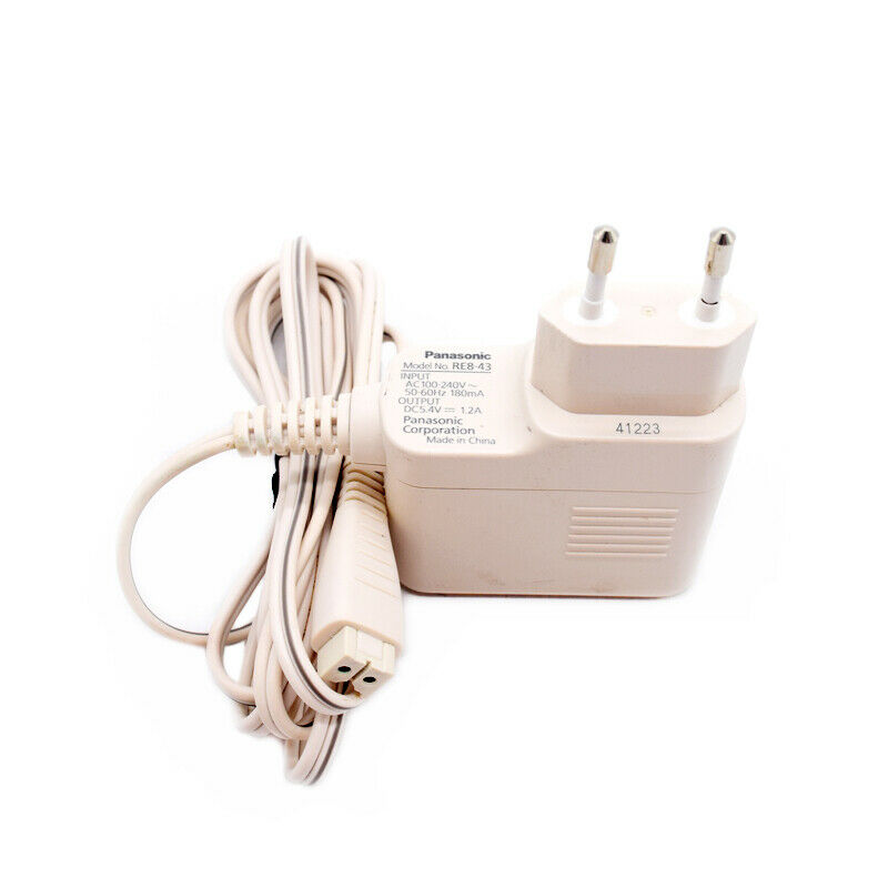 Genuine Panasonic RE8-43 Shaver AC Adapter Charger 5.4V 1.2A White Country/Region of Manufacture: China Type: Power C Genuine Panasonic RE8-43 Shaver AC Adapter Charger 5.4V 1.2A White Country/Region of Manufacture: China Type: Power C