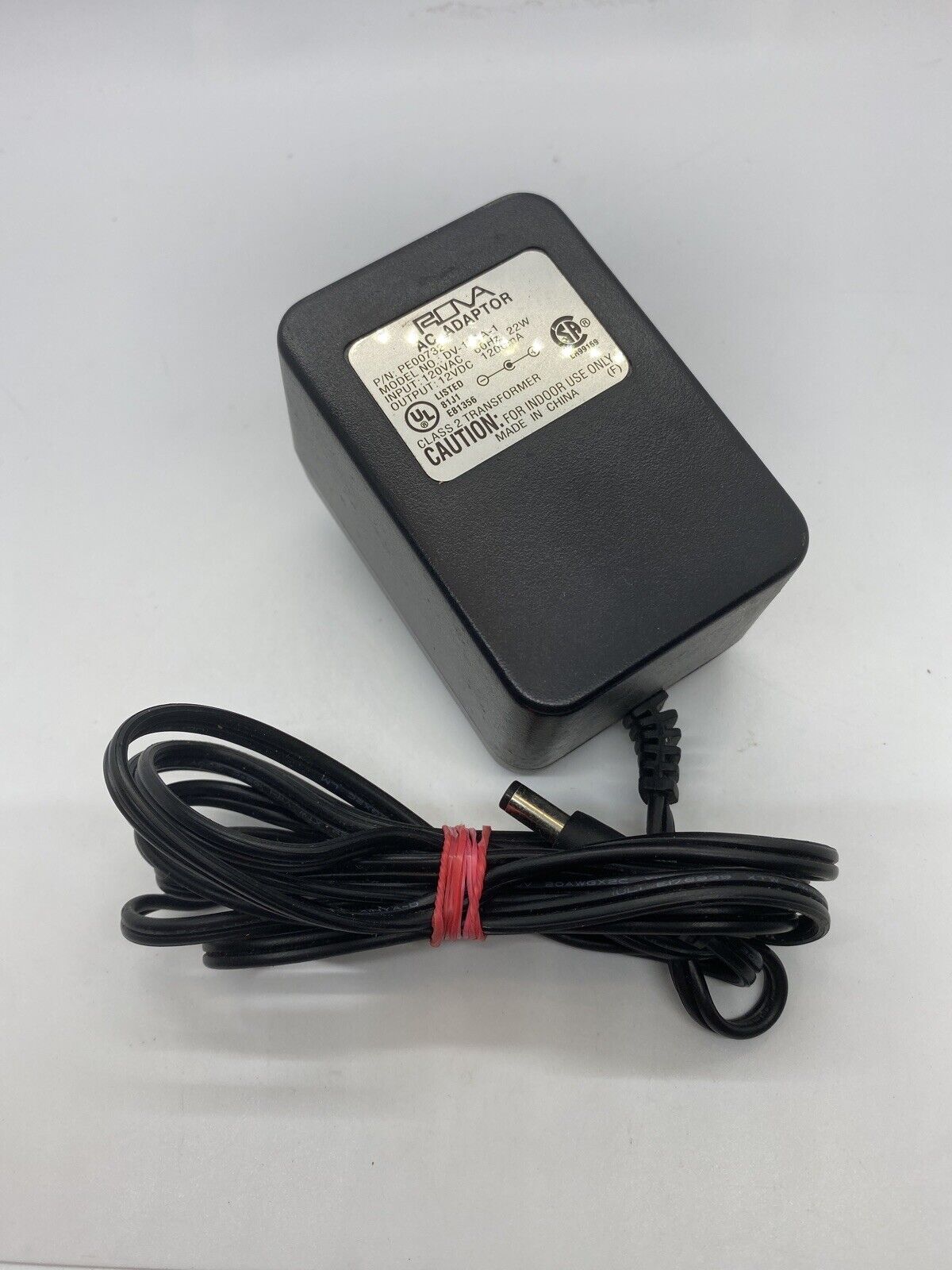 Rova DV-151A-1 AC DC Power Supply Adapter Charger Output 12V 1200mA PE00732 Connection Split/Duplication 1:2 Type Adap Rova DV-151A-1 AC DC Power Supply Adapter Charger Output 12V 1200mA PE00732 Connection Split/Duplication 1:2 Type Adap