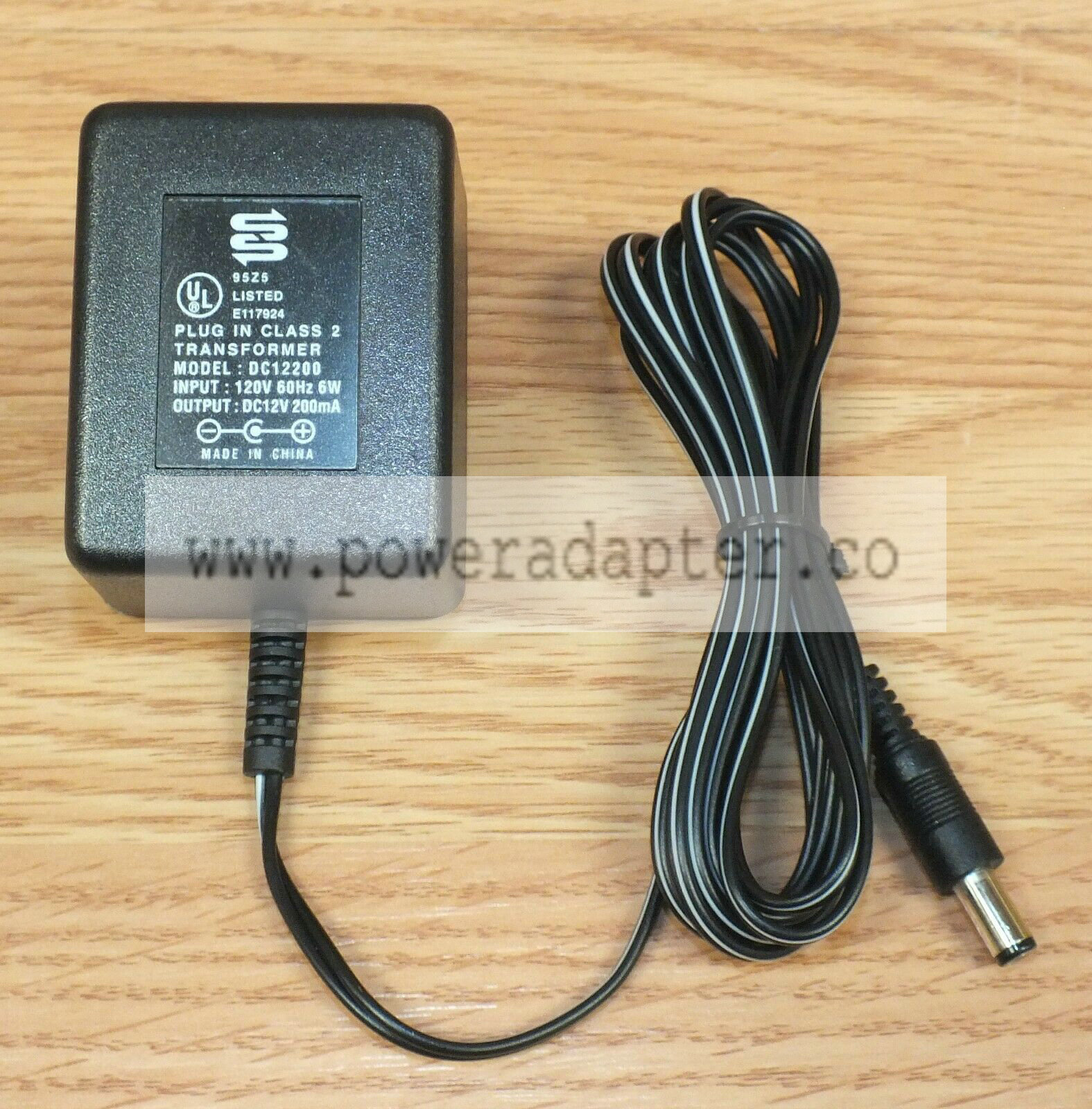 Shun Shing (DC12200) 120V 200mA Plug in Class 2 Transformer Power Supply Model: DC12200 MPN: DC12200 Modified Item Shun Shing (DC12200) 120V 200mA Plug in Class 2 Transformer Power Supply Model: DC12200 MPN: DC12200 Modified Item