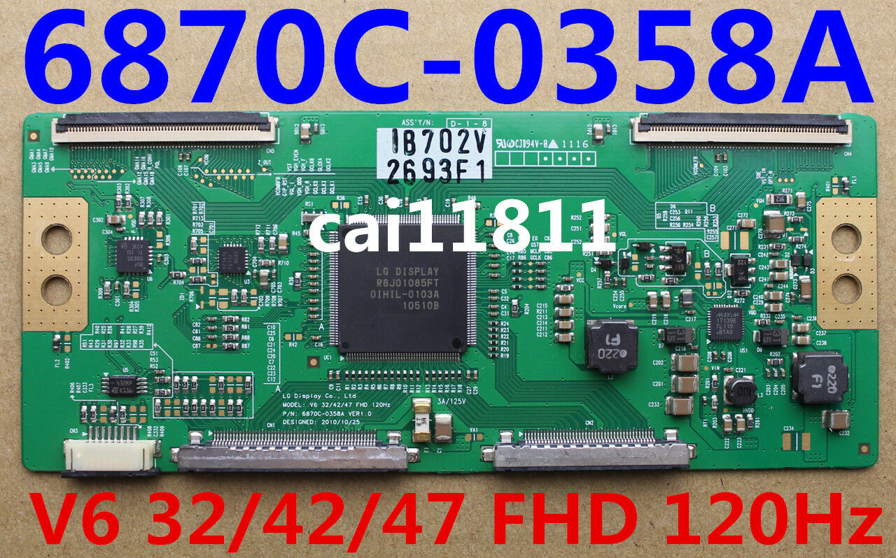 T-con board 6870C-0358A MODEL: V6 32/42/47 FHD 120Hz Original 6870C-0358A Compatible Brand: LC320WXE model: V6 32/42/ T-con board 6870C-0358A MODEL: V6 32/42/47 FHD 120Hz Original 6870C-0358A Compatible Brand: LC320WXE model: V6 32/42/