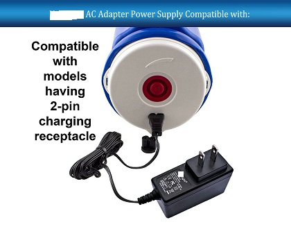 2-Prong AC Adapter For Water Tech Corp 26050SL LC099-2SK Pool Blaster Cleaner Type: AC/DC Adapter Features: Powered 2-Prong AC Adapter For Water Tech Corp 26050SL LC099-2SK Pool Blaster Cleaner Type: AC/DC Adapter Features: Powered