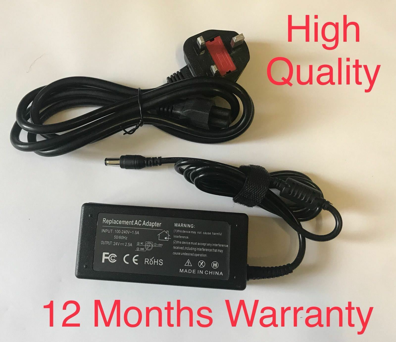 ZEBRA ZP450, ZP500 GK420D, GK420T THERMAL PRINTER POWER SUPPLY ADAPTOR 24v 2.5A Manufacturer warranty: 1 year Custom B ZEBRA ZP450, ZP500 GK420D, GK420T THERMAL PRINTER POWER SUPPLY ADAPTOR 24v 2.5A Manufacturer warranty: 1 year Custom B