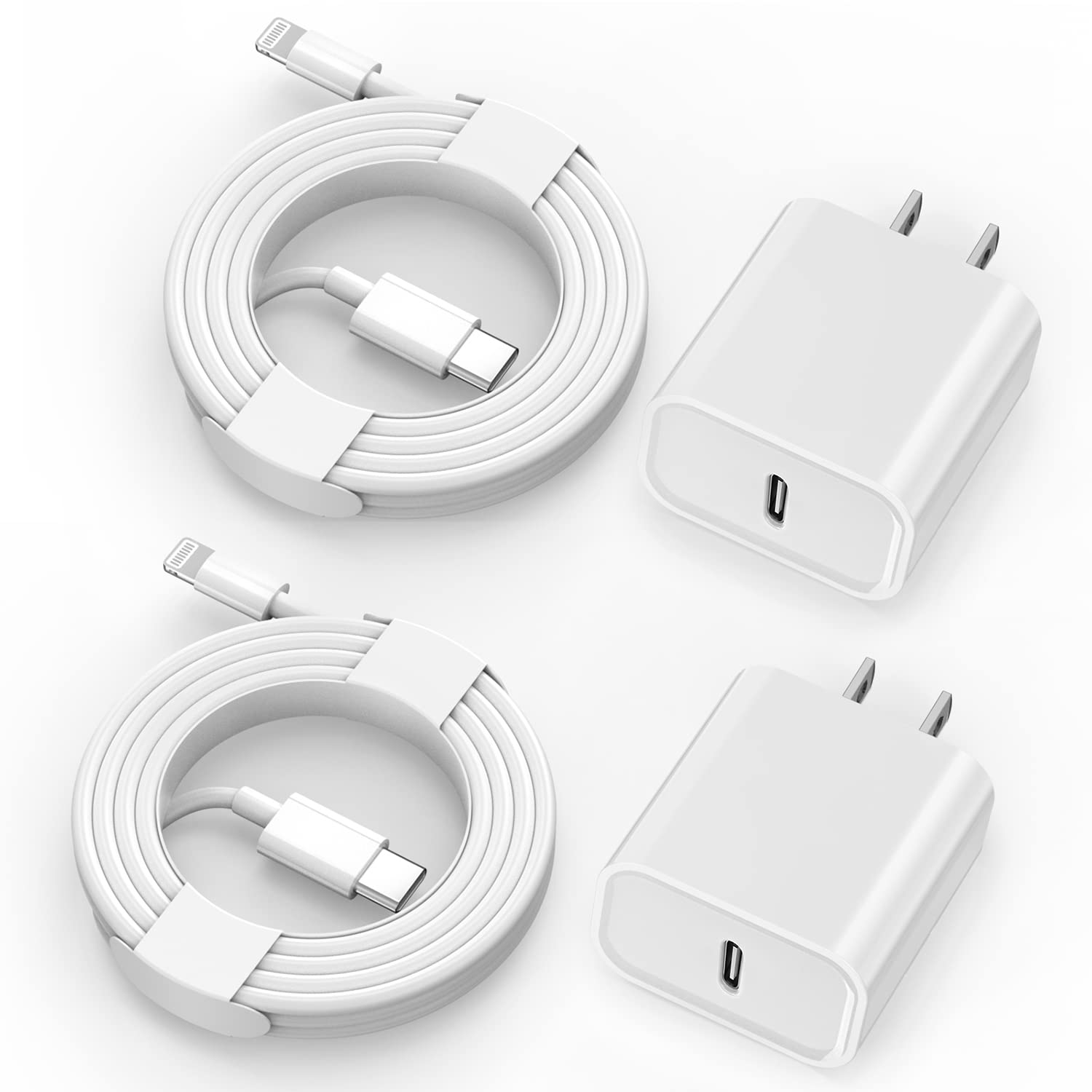 Fast Charger iPhone【Apple MFi Certified】2Pack USB C Wall Charger Fast iPhone Charger 6FT Type-C USB C to Lightning Cable Fast Charger iPhone【Apple MFi Certified】2Pack USB C Wall Charger Fast iPhone Charger 6FT Type-C USB C to Lightning Cable