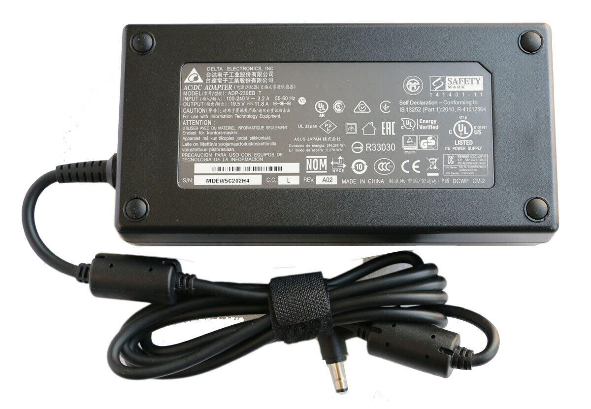 19.5V 11.8A 230W AC Adapter Charger For MSI GS66 Stealth GS66044 Power Supply Type: Power Adapter Compatible Brand: F 19.5V 11.8A 230W AC Adapter Charger For MSI GS66 Stealth GS66044 Power Supply Type: Power Adapter Compatible Brand: F