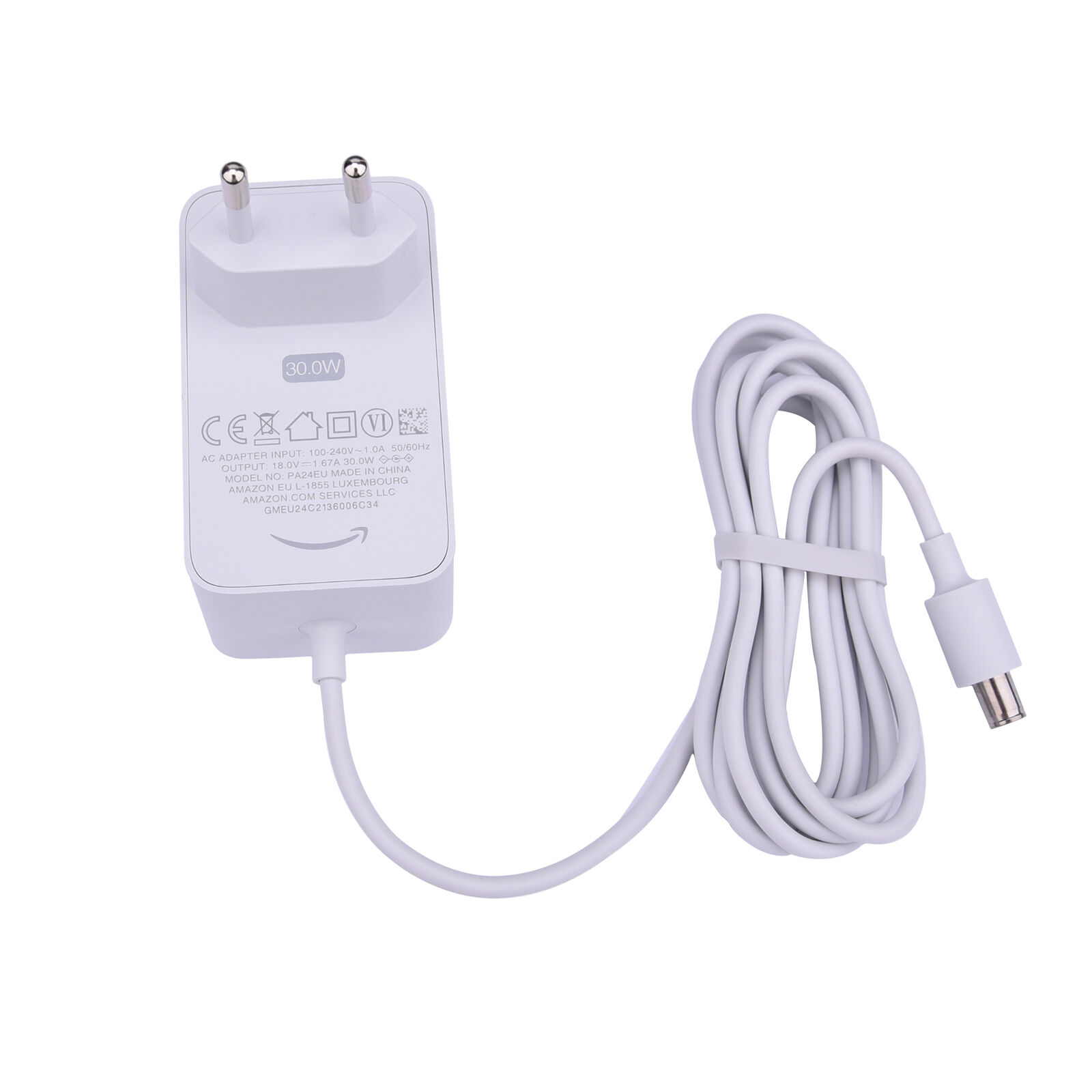 Amazon 30W power adapter for Amazon Amazon Echo Show (2nd gen) and Echo Show 8 Brand Amazon Color White Country/Region Amazon 30W power adapter for Amazon Amazon Echo Show (2nd gen) and Echo Show 8 Brand Amazon Color White Country/Region