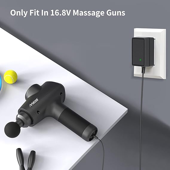 16.8V Massage Gun Charger for Massage Guns (Don't fit with 12V, 24V or 25.2V Massage Guns) Connectivity Technology USB 16.8V Massage Gun Charger for Massage Guns (Don't fit with 12V, 24V or 25.2V Massage Guns) Connectivity Technology USB