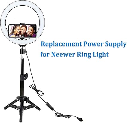 15V Power Cord Compatible with Neewer Photo Studio Ring Light NW-150480D2 Power Supply Adapter Compatible with Neewer 14 15V Power Cord Compatible with Neewer Photo Studio Ring Light NW-150480D2 Power Supply Adapter Compatible with Neewer 14