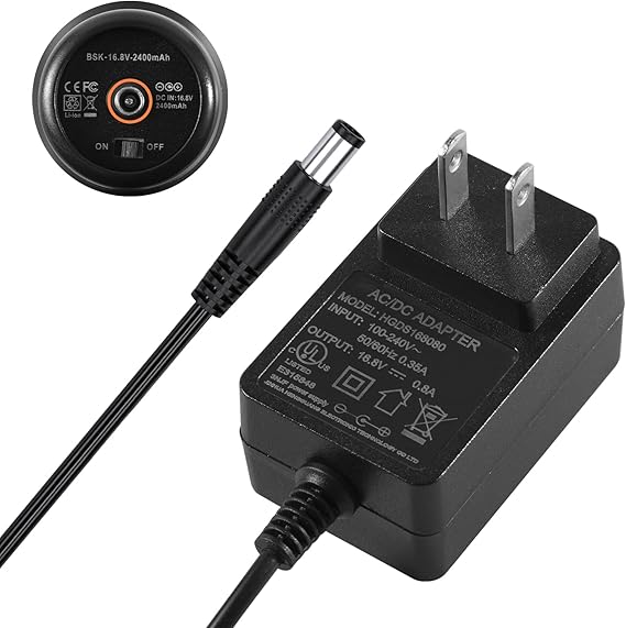 16.8V Massage Gun Charger for Massage Guns (Don't fit with 12V, 24V or 25.2V Massage Guns) Connectivity Technology USB 16.8V Massage Gun Charger for Massage Guns (Don't fit with 12V, 24V or 25.2V Massage Guns) Connectivity Technology USB