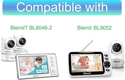 Charger for Blemil Baby BL9052 BL9052-2 BL9046-2 Baby Monitor Power Supply with 5ft Power Cord Color White Brand Con Charger for Blemil Baby BL9052 BL9052-2 BL9046-2 Baby Monitor Power Supply with 5ft Power Cord Color White Brand Con