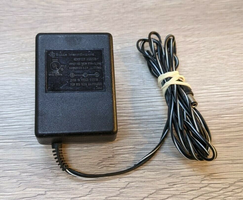 Original TEXAS INSTRUMENTS Model AC-9175A Calculator Charger Power Supply Tested Type: AC/DC Adapter Features: Powere Original TEXAS INSTRUMENTS Model AC-9175A Calculator Charger Power Supply Tested Type: AC/DC Adapter Features: Powere