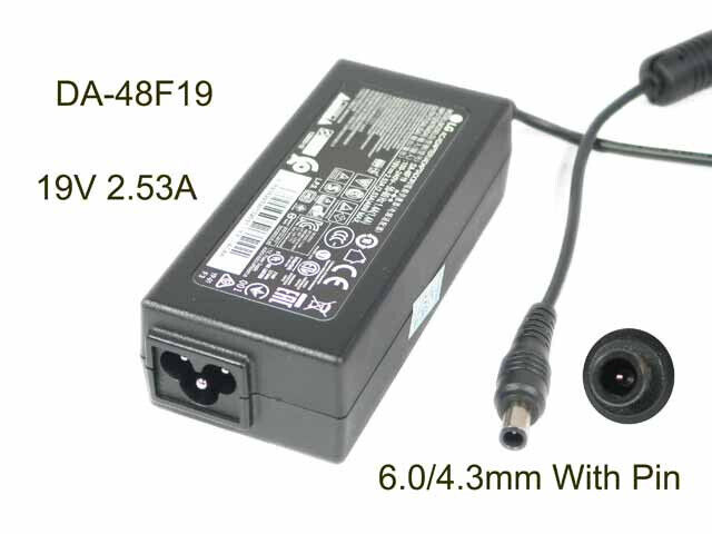 LG GENUINE 19V 2.53A AC-DC Adapter DA-48F19 TV MONITOR POWER SUPPLY LEAD #1C Compatible Brand For LG Amperage Rating (A LG GENUINE 19V 2.53A AC-DC Adapter DA-48F19 TV MONITOR POWER SUPPLY LEAD #1C Compatible Brand For LG Amperage Rating (A