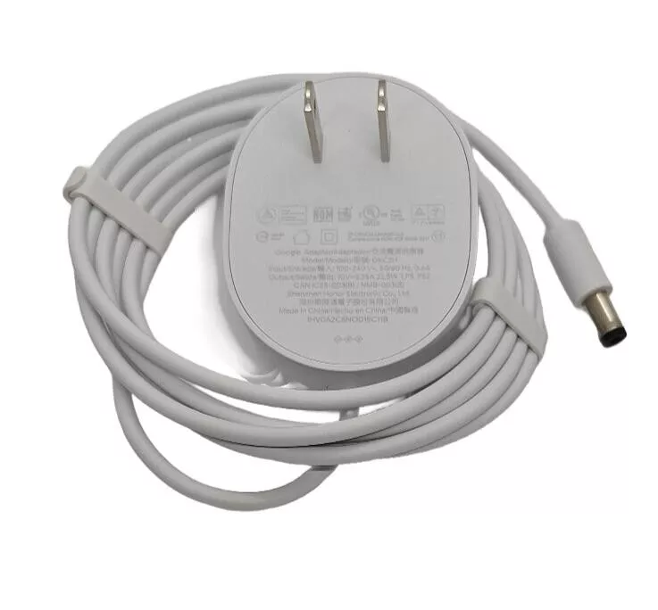 AC Charger Power Supply Adapter GKC2H 10V 2.25A for Google Nest Wifi Pro Input:100-240V~50/60 Hz Output:10V-2.25A Conn AC Charger Power Supply Adapter GKC2H 10V 2.25A for Google Nest Wifi Pro Input:100-240V~50/60 Hz Output:10V-2.25A Conn