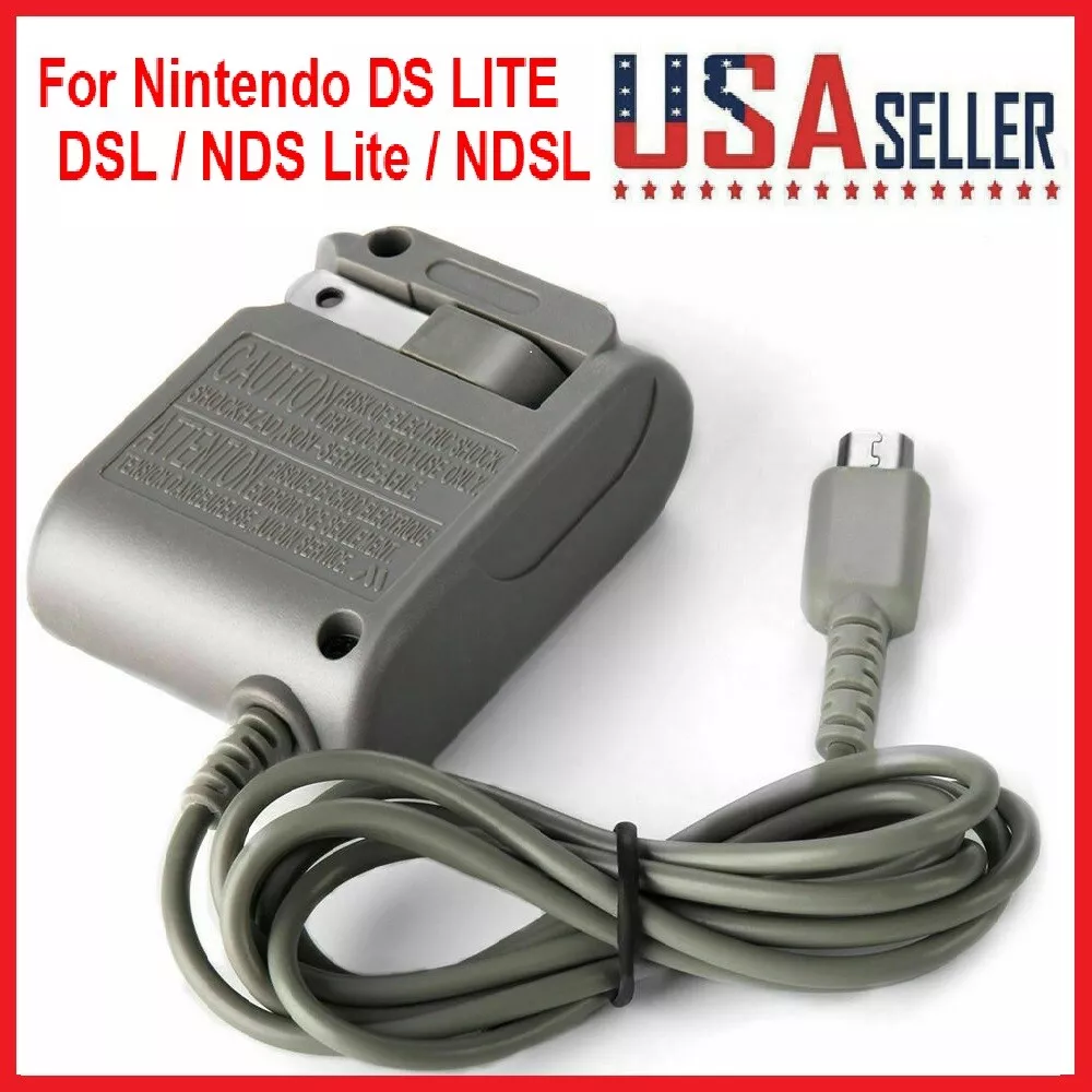 New AC Adapter Home Wall Charger Cable for Nintendo Ds Lite/ DSL/ NDS lite/ NDSL Model DSL Material Rigid Plastic Conne New AC Adapter Home Wall Charger Cable for Nintendo Ds Lite/ DSL/ NDS lite/ NDSL Model DSL Material Rigid Plastic Conne