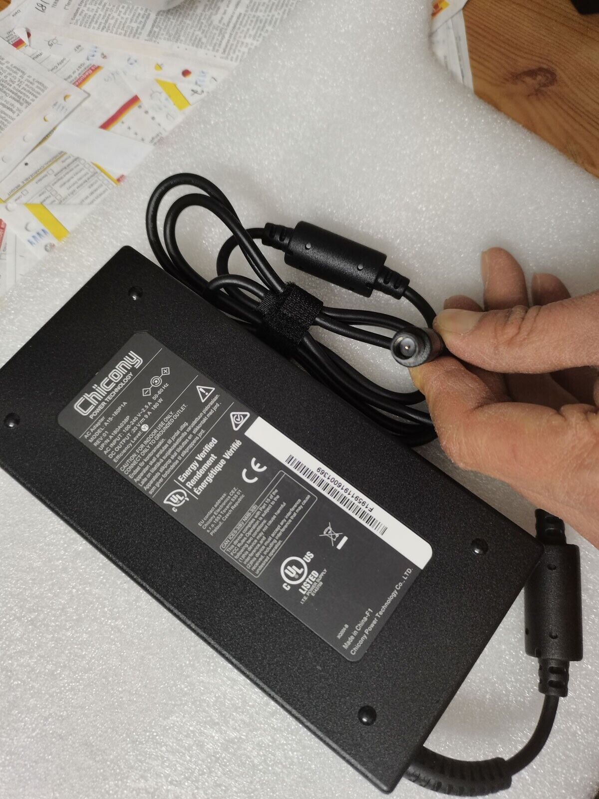 OEM 20V 9A 7.4mm Pin A15-180P1A For SD5750T Thunderbolt 4 Dual 4K Dock K37899 Compatible Brand For Chicony Bundled Item OEM 20V 9A 7.4mm Pin A15-180P1A For SD5750T Thunderbolt 4 Dual 4K Dock K37899 Compatible Brand For Chicony Bundled Item