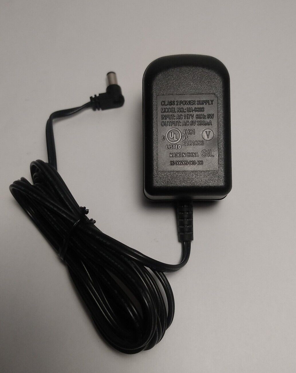 SIL Class 2 Power Supply For Motorola Charging Dock L603M UA-0603 AC 6V 300mA Brand: SIL Compatible Brand: For Motoro SIL Class 2 Power Supply For Motorola Charging Dock L603M UA-0603 AC 6V 300mA Brand: SIL Compatible Brand: For Motoro